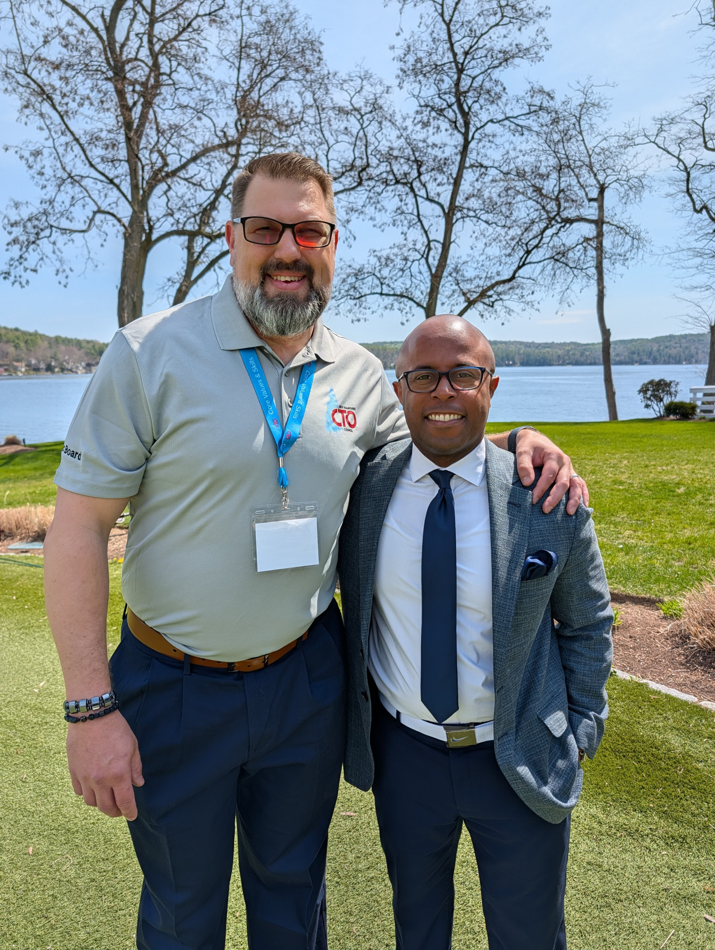 President Rup and Dexter Shorter